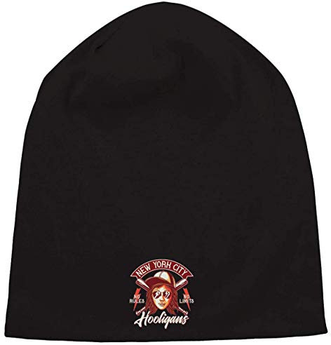 New York City Hooligans Beanise Hood Unisex Breathable Cap Hat Bequemes Trikot One Size