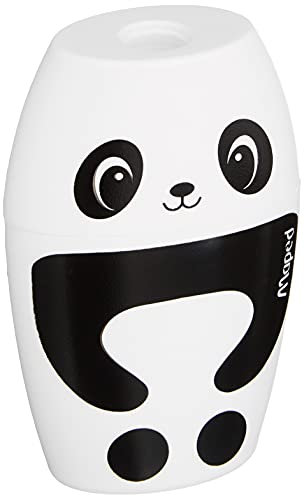Maped Shaker 34013 Bleistiftspitzer, Panda, Schwarz und Weiß