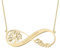 UMAGICBOX Personalised Gold Infinity Name Necklace with Tree of Life Custom Sterling Silver Dainty Family Tree Pendant Birthday Mother's Day Gifts Ideas for Women Mom Grandma Wife Daughter