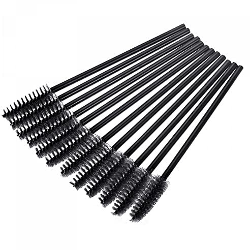 sourcing map Mini Nylon Brush, Spiral Duster Crevice Cleaning Tool for Window Blinds Air Conditioners Ceiling Fans, Black 12 Pack