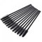 sourcing map Mini Nylon Brush, Spiral Duster Crevice Cleaning Tool for Window Blinds Air Conditioners Ceiling Fans, Black 12 Pack