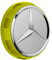 Mercedes-Benz Collection AMG Radnabenabdeckung | Zentralverschlussdesign | Gelb