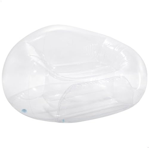 Intex transparenter, bohnenloser Taschenstuhl, aufgeblasene Größe: 137 cm x 127 cm x 74 cm (66500NP)