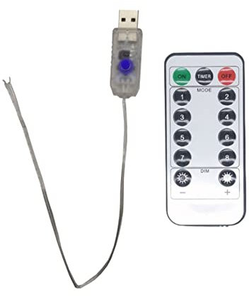 liuduo Strisce LED Luce Telecomando Dimmer 5V USB Circuito Della Decorazione di Natale