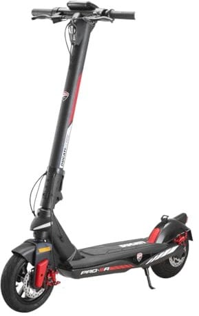 Ducati Corse E-Scooter Pro-III R, Elektroroller, mit integrierten Blinkern, Pirelli 10 Räder, Lebensdauer 50 km, Motor 350 W, Akku 468 Wh, Doppelscheibenbremse