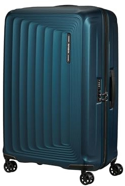 Nuon Spinner-Koffer, ausziehbar, 4 Räder, 75 cm, Matt Petrol Blue, 75cm