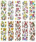 Ideen mit Herz Premium-Transfers | Rub on Sticker | Rubbel-Sticker | 10 cm x 30 cm | 10 Bogen | inkl. Tuch (Wichtel Welt, farbig)