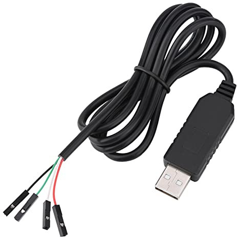 DEWIN Convertidor USB A TTL, PL2303HX RS232 Convertidor Actualizado USB A COM/TTL Adaptador Serie STC Cable de descarga
