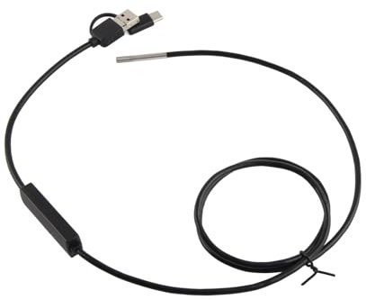 USB-Endoskop-Schlangenkamera 3-in-1 mit 3,9-mm-Objektiv für Android-Inspektion, Wasserdicht, 1 Meter weicher Draht, USB-Unterstützung für Endoskop-Prüfung