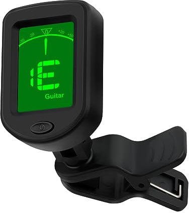 Accordatore Chitarra Acustica Clip On, Accordatore Chitarra Elettronico Tuner a Clip Per Accordatore Chitarra Elettrica,Chitarra Acustica,Basso,Violino,Ukulele E Altri Strumenti