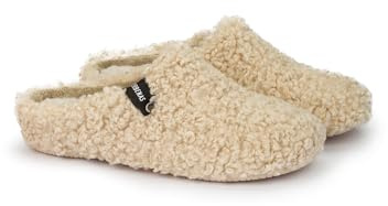 VERBENAS York Damenschuhe Hausschuhe Beige Freizeit