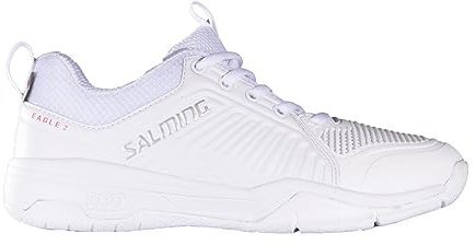 Salming Eagle Damen Squash Schuhe, Weiss/opulenter Garten, 36 EU