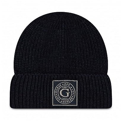 GUESS Herren Hut U SmartBlue M3BZ11Z2W00G7V2 Hunter Hut SmartBlue ND Wahl=P, Schwarz , One size