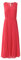 comma Midi Kleid mit Plisseefalten