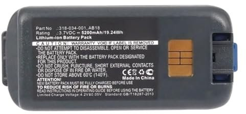 CELLONIC, Barcode-Scanner Akku kompatibel mit Intermec CK3, CK3B, CK3X (5200mAh, 3.7V)