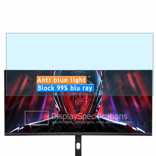 Vaxson 2-Pack Anti Blue Light Screen Protector, compatible with Xiaomi Redmi G34WQ 34 Monitor, TPU Guard Film Protectors Sticker [NOT Tempered Glass]
