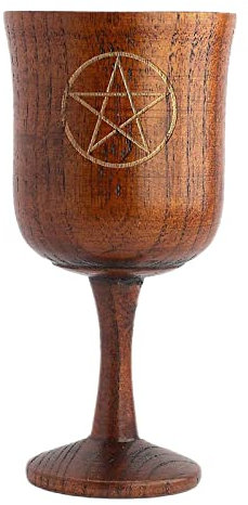 Duiaynke Religioso Rituale Tazza Bicchieri di Vino Tazza Altare Puntelli Calice di Vino di Legno Calice Tazza Bere