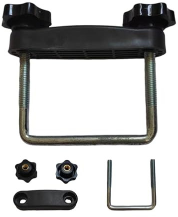 Dachträgerklemmen, Dachträger-Montagehalterungen | Montagebeschlag, Sicherungsmuttern, Dachbox-Bügelklemmen,Metall-U-Halterungs-Clips mit Sicherungsmuttern, Montagesatz für Auto-Van-Montage für Autos