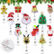 Hxhsgmeh Lot de 12 porte-badges de Noël en feutre pour infirmière, enseignante, médecin, femme, homme, bureau, cadeau