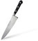 Cuchillo Cebollero Simón PRO Forjado 25 cm - Cuchillo Profesional Multiusos para Cocina, Acero Resistente con Afilado a Mano, Funda de Piel Marrón Incluida y Fabricado en España