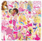 MEMOFYND 100 Pieces Of Princess Stickers, Girl Stickers, Cartoon Stickers, Cute Waterproof Stickers, Can Decorate Notebooks, Skateboards, Water Bottles