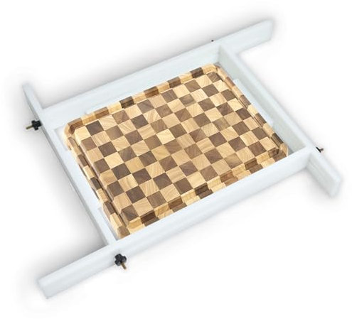 Adjustable Juice Groove Router Jig – Precision Woodworking Guide for Creating Square Grooves and Recesses in Cutting Boards