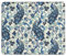 Mouspad Blauer Antiker Chinesischer Volks-Chinoiserie-Stil Gaming Mauspad Verbessert Präzision Und Geschwindigkeit Mac-Gaming-Zubehör Wasserdicht Mouspad For Arbeit Computer Studium 25X30Cm