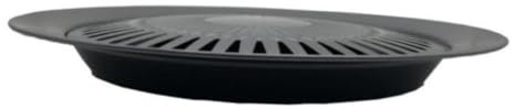 BESTOYARD 2 Sets Barbecue Nonstick Pan Round Oven Barbecue Tray Grill Plate Portable Outdoor Grill