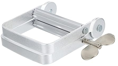 ERINGOGO Zahnpasta Quetscher Metall Tubenquetscher Für Kunststofftuben Metalltuben Haarfarbe Ölfarbe Kosmetika Haargel Bastelkleber Salben Tomatenmark Zahnpasta