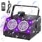 VStoy Macchina per bolle di sapone con telecomando, 6 LED, 120.000 bolle/min, alloggiamento in metallo, con concentrato, con acqua ricaricabile a 1000 ml, per feste, matrimoni, compleanni