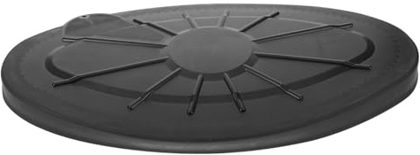 WHAMVOX Kayak Hole Cover Kayak Storage Hatch Lid Yacht Gear Boat Storage Hatch Lid Watercraft Paddle Cover Compartment Black