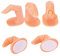 Frcolor Fake Finger Praxis Modell mit Nail Tipps für DIY Maniküre Nail Art Training Pack von 5