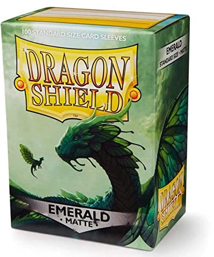 Dragon Shield Hülsen, matt, Standardgröße, 100 Stück, Smaragd