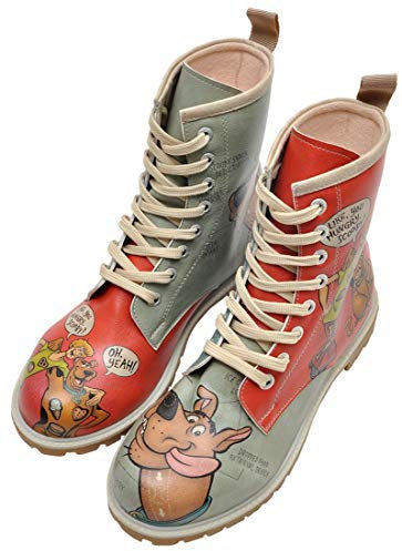 DOGO Long Boots, Stivale alla Moda Donna, Rosso, 39 1/3 EU