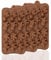 BREEZO Silicone Chocolate Mould, 3PCS 12-Cavity Dinosaur Shape Candy Moulds Non Stick Reusable DIY Baking Molds for Candy Chocolate Jelly Bread and so on