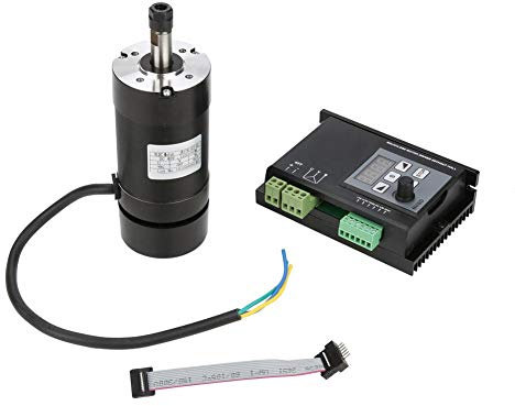 Kit de moteur de broche, 400W Brushless Spindle Motor 12000 RPM + NVBDL Driver Kit sans Hall, DC 48V, pièces de machine de gravure