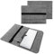 NAUC Laptop Tasche Sleeve Hülle Schutztasche Filz Cover für Tablets und Notebooks kompatibel mit Samsung Apple Asus Lenovo Bitte GRÖSSE IM Text BEACHTEN, Farben:Grau, Größe:15-15.6 Zoll