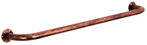 JWCN Kleiderständer Wandmontage Abnehmbare Retro Metall Kleiderstange Hängeschiene Rot Kupfer 60cm-120cm Uptodate