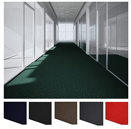 MDEKOR Nadelvlies Teppichboden Meterware - Teppich Läufer braun Bodenbelag Nadelfilz, Auslegware 2m breit, Filzteppich dünn zum Zuschneiden Messeteppich & Event Schwer Entflammbarer Fußbodenbelag