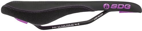 SDG Radar MTN Sattel, Lux-Alloy, 7x7mm, Black/Purple, 01536
