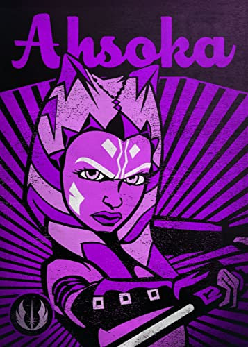 Displate Star Wars Metallposter Star Wars Poster Star Wars Geschenk Star Wars Deko Star Wars Plakatte Star Wars Clone Wars Key Personas - Ahsoka Poster 67,5x48cm
