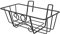 Housoutil Pot De Fleurs à Suspendre en Forme De Balcon Rectangulaire pour Extérieur en Fer Noir, Jardinière en Fer étagère à Plantes Suspendue pour Balcon Porte pour Rangement Intérieur Et Décoration