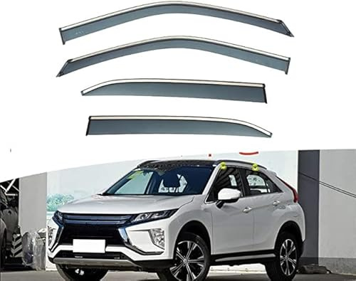 Premium Qualität Windabweiser Auto Regenabweiser Regenschutz 4Pcs für Mitsubishi Eclipse Cross 2018-2022 Seitenscheiben vorn und hinten