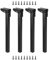 JISADER 4 Stück klappbare Tischbeine, zusammenklappbare Tischbeine, stabil, tragbar, für Bank, Laptop-Tisch, Höhe 60cm