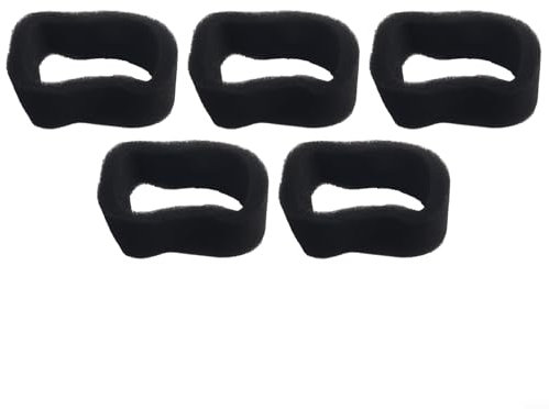 ReachMall Spugna per filtro dell'aria per tosaerba, 5 pezzi, 50 mm x 43 mm, per vari decespugliatori