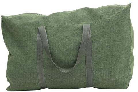 BCOATH Große Reisetasche Aus Canvas Extra Große Gepäcktasche Mit Großer Kapazität Olivengrün Für Reisen Camping Und Wochenendtrips Handtaschen Organizer Mit Reißverschluss