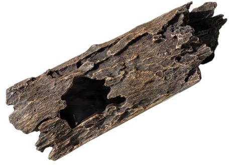 CAXUSD Großer Künstlicher Baumstamm Für Aquarien Dekoratives Fischteich Element Aus Resin Ideal Als Versteck Und Spielplatz Für Koi Und Andere Fische Natürliche Für Ihr