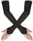 Lnngub 2 Stück/1 Paar Damen Fingerlose Handschuhe, 53 cm Schwarze Fingerlose Lange Handschuh Sonnenschutz Lange Netzhandschuhe mit Strasssteine für Hochzeiten, Partys, Aufführungen, Tänze, Täglich