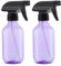 D Dymoece Kunststoff Zerstäuber Sprühflaschen,2 Stücke 300ml Nachfüllbar Wasser Sprühflaschen für Pflanzen,Garten,Haustier-Reinigung,Friseur,Autopflege Trigger-Leere Sprühflaschen