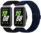 SOiiKE 2 Pièces Élastique Bracelets Compatible avec Samsung Galaxy Fit 3, Bracelet de Sport Remplacemen en Nylon pour Samsung Galaxy Fit 3, Femmes Hommes